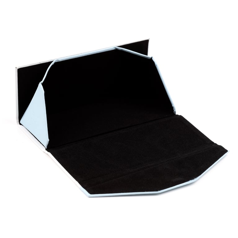 Foldable Paper Polyurethane Metal Glasses Holder with Steel Frame - Home Organization