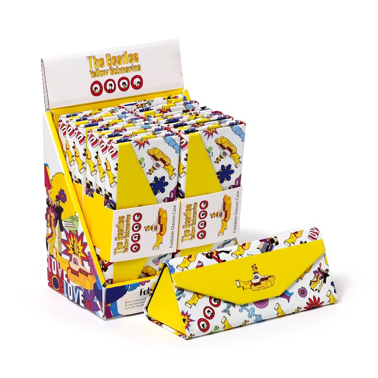 Licensed Foldable Yellow Submarine Glasses Holder - Organize Your Home with Style