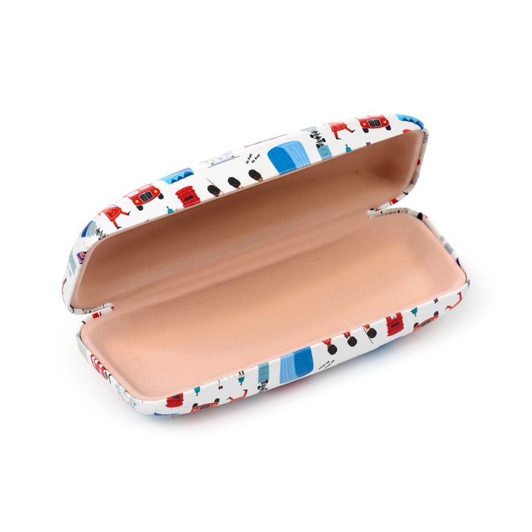 Plastic Metal Sunglasses Holder - London Steel Copper Souvenir