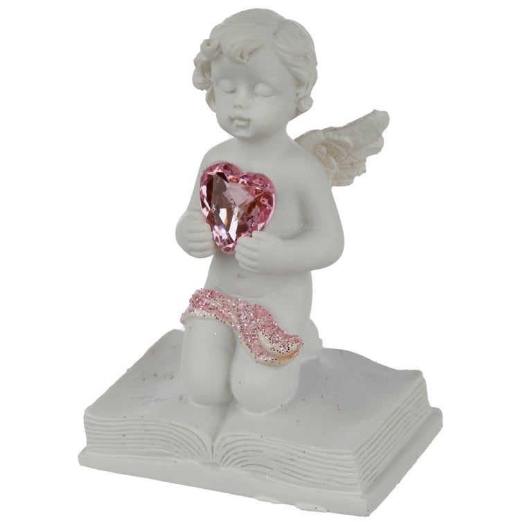 Peace of Heaven Cherub Mini Resin Figurine Home Decor Collectible Angel Statue