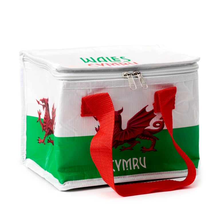 Recycled Plastic Welsh Dragon Insulated Reusable Cool Bag