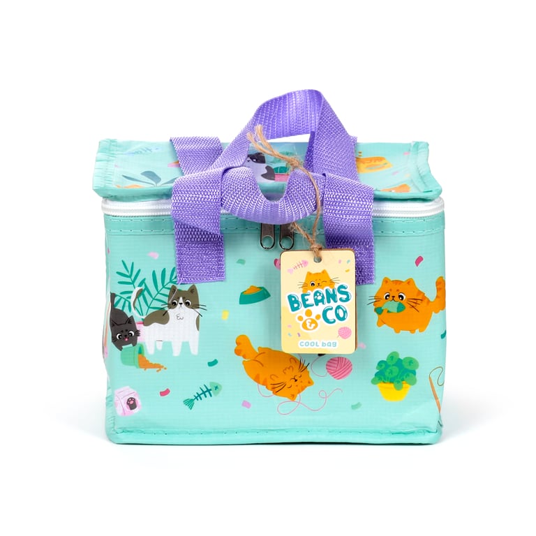 Beans & Co Insulated Cooler Bag - Reusable and Eco Friendly Pet Carrier Made from Recycled Plastic Bottles