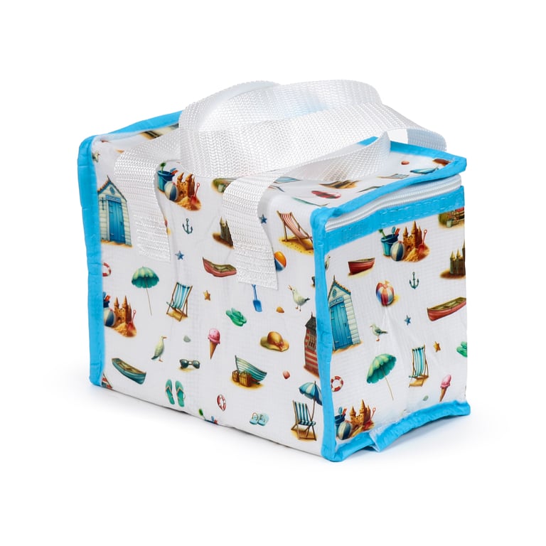 Coastal RPET Insulated Cooler Bag - Reusable and Eco-Friendly Food Preservation Bag