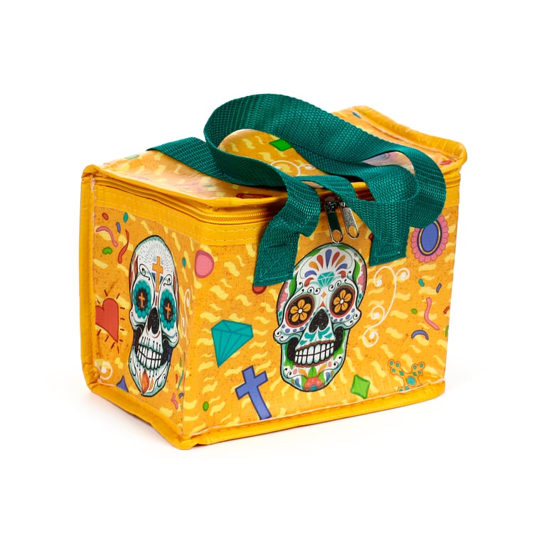 Day of the Dead RPET Insulated Reusable Cooler Bag - Eco-Friendly Food Storage