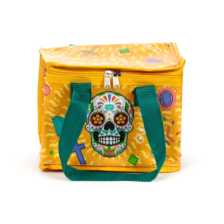 Day of the Dead RPET Insulated Reusable Cooler Bag - Eco-Friendly Food Storage
