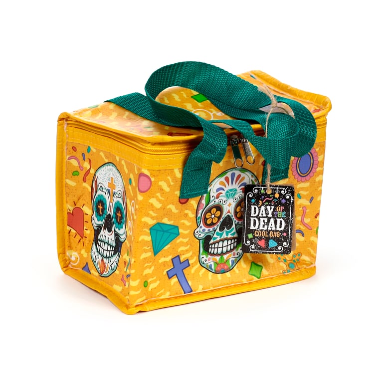Day of the Dead RPET Insulated Reusable Cooler Bag - Eco-Friendly Food Storage
