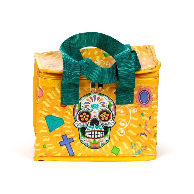 Day of the Dead RPET Insulated Reusable Cooler Bag - Eco-Friendly Food Storage