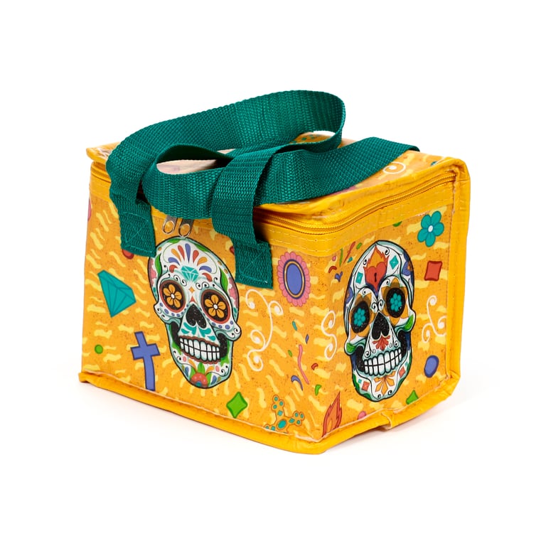 Day of the Dead RPET Insulated Reusable Cooler Bag - Eco-Friendly Food Storage