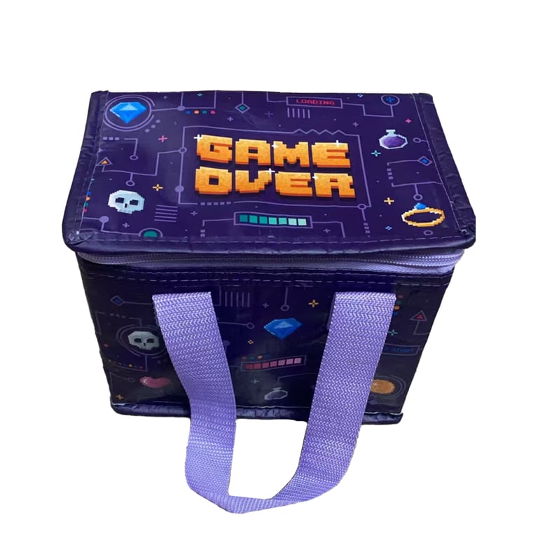 Game Over RPET Insulated Eco Friendly Reusable Cooler Bag