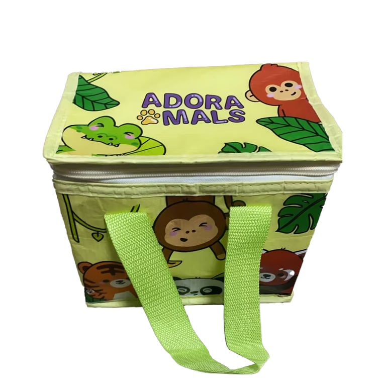 Adoramals Wild RPET Insulated Reusable Eco-Friendly Cooler Bag