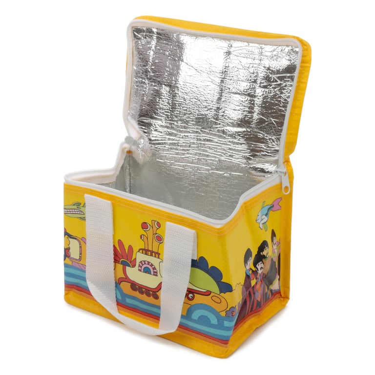 Yellow Submarine Foil Lined Insulated Cool Bag with EPE Foam and Carry Handles
