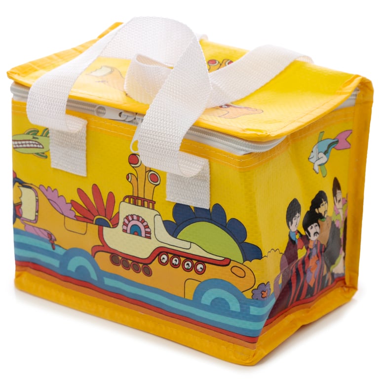 Yellow Submarine Foil Lined Insulated Cool Bag with EPE Foam and Carry Handles