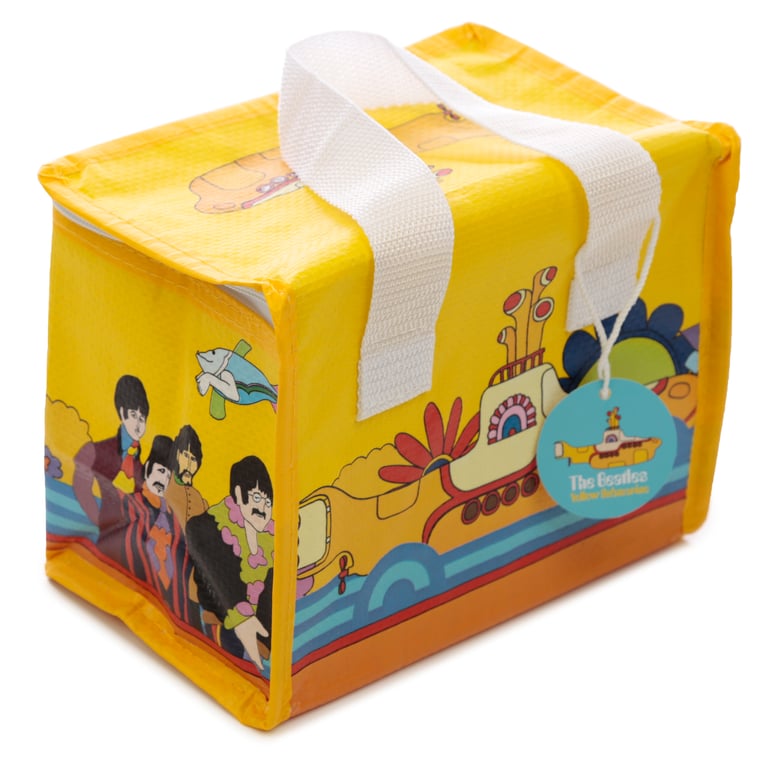 Yellow Submarine Foil Lined Insulated Cool Bag with EPE Foam and Carry Handles