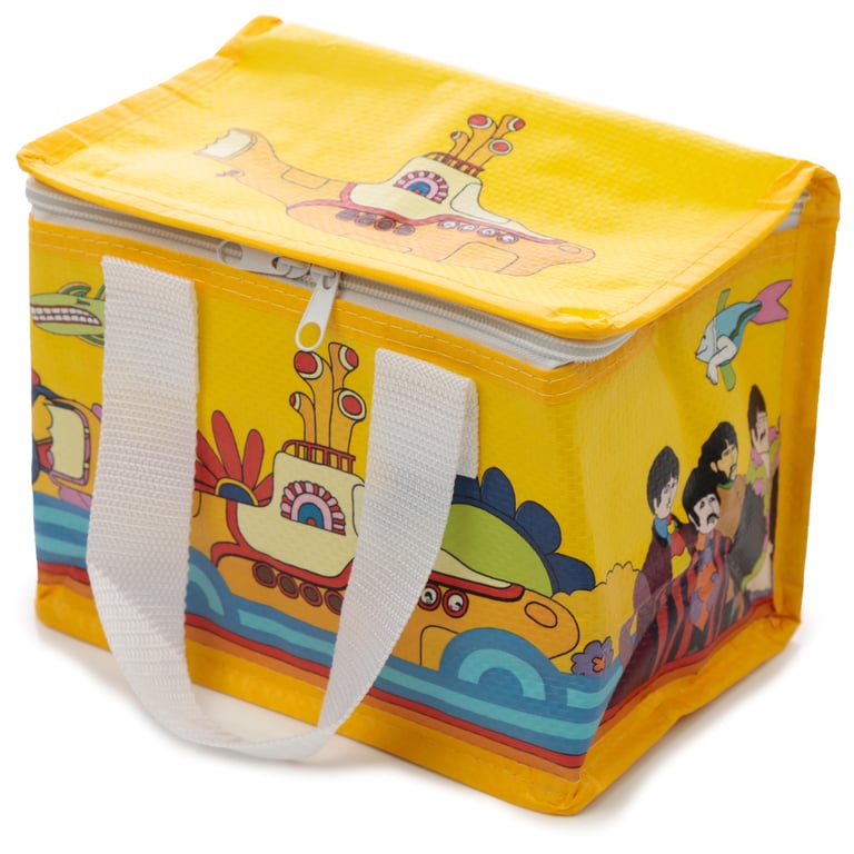Yellow Submarine Foil Lined Insulated Cool Bag with EPE Foam and Carry Handles