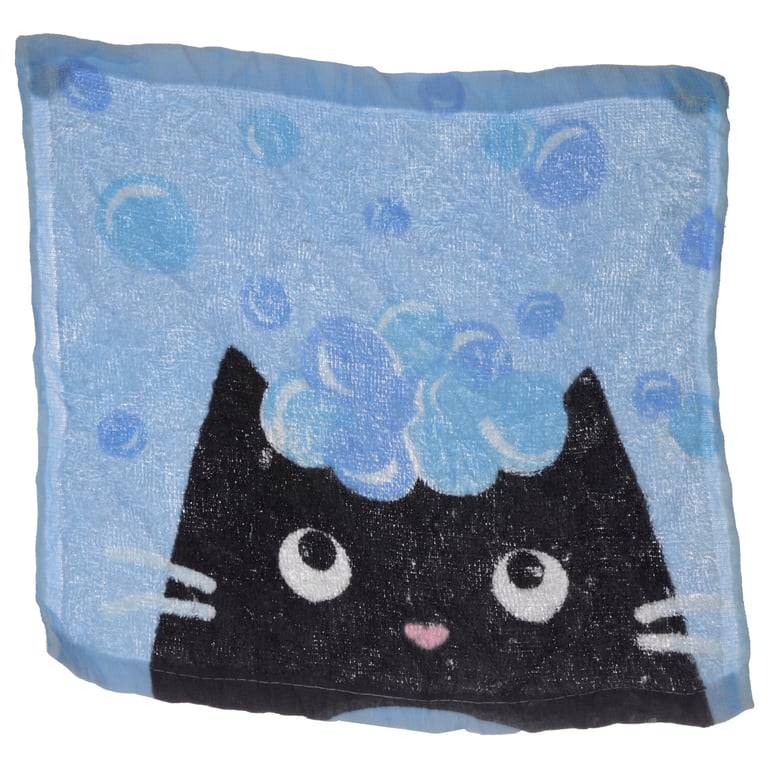 Compressed Polyester Cat Feline Travel Towel - Washable and Quick Drying