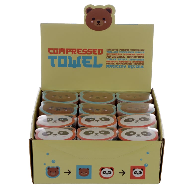 Compressed Travel Towel - 100 Washable Polyester Portable Accessory