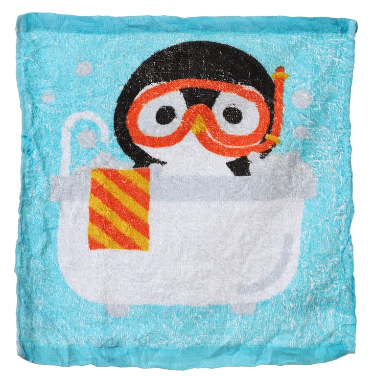 Compressed Travel Towel - Durable Polyester Cotton Bath Time Washable Towel
