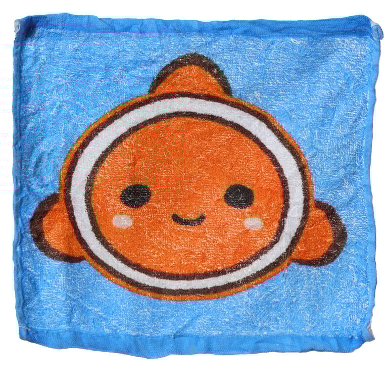 Adoramals Sealife Compressed Travel Towel - Polyester-Cotton Washable Accessory