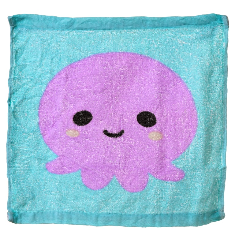 Adoramals Sealife Compressed Travel Towel - Polyester-Cotton Washable Accessory