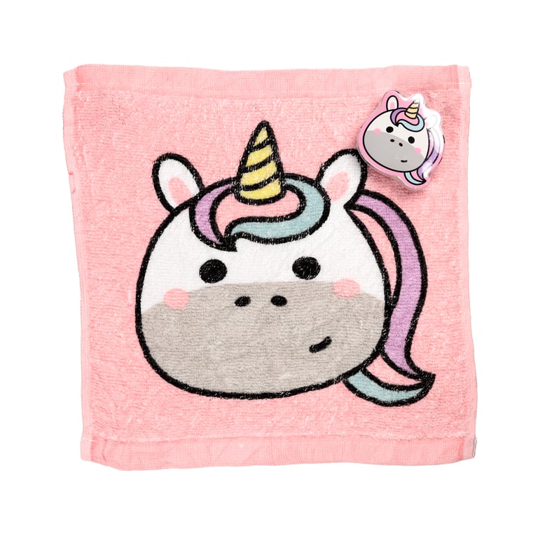 Adoracorns Unicorn Compressed Travel Towel - 60 Polyester, Washable and Compact