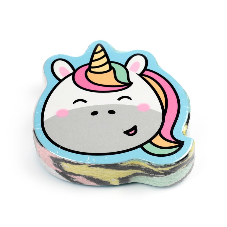 Adoracorns Unicorn Compressed Travel Towel - 60 Polyester, Washable and Compact