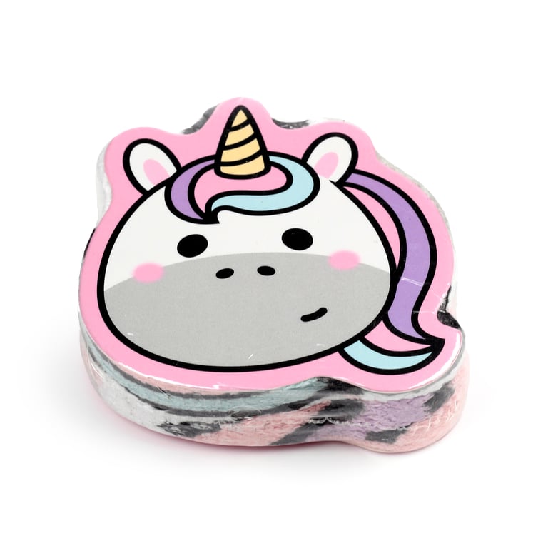 Adoracorns Unicorn Compressed Travel Towel - 60 Polyester, Washable and Compact