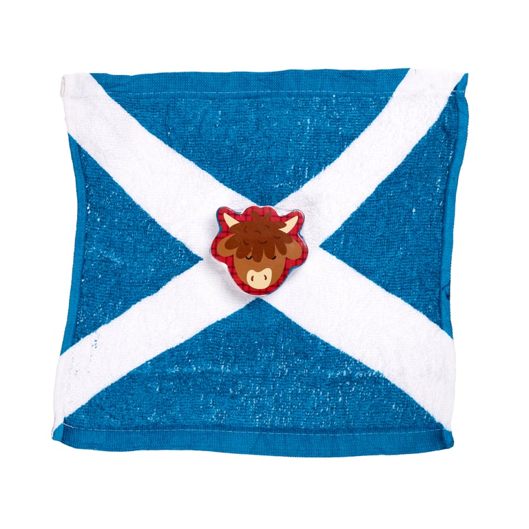 Compressed Scotland Souvenir Travel Towel - Compact & Washable Polyester Cotton Gift Idea