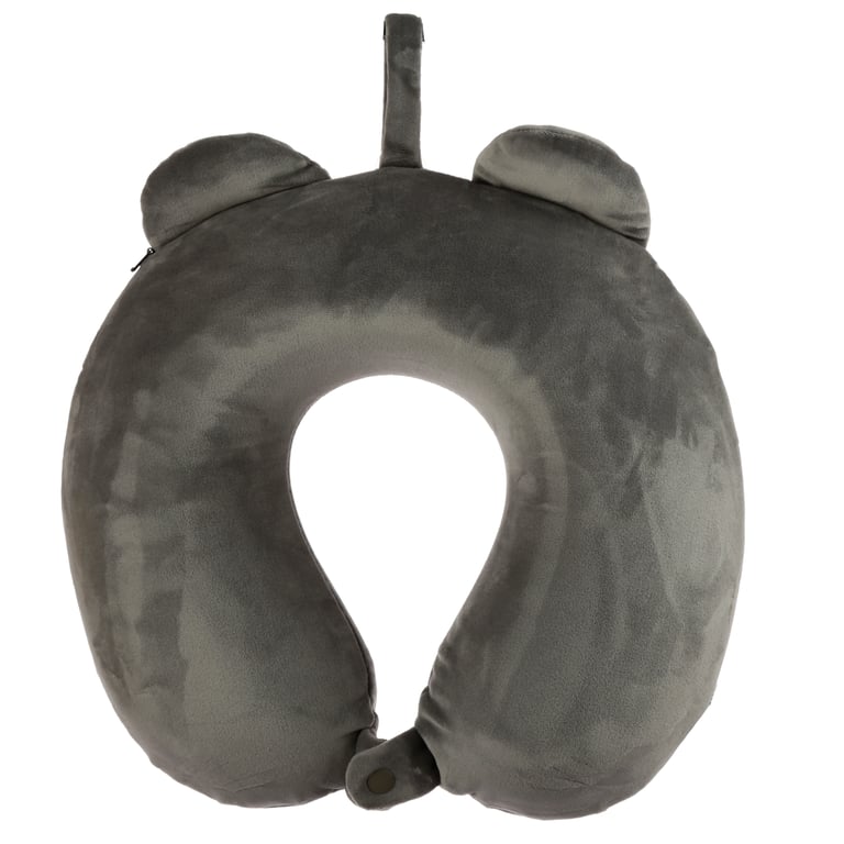 Relaxeazzz Plush Memory Foam Travel Pillow - Koala with Soft Polyester and Spandex Construction