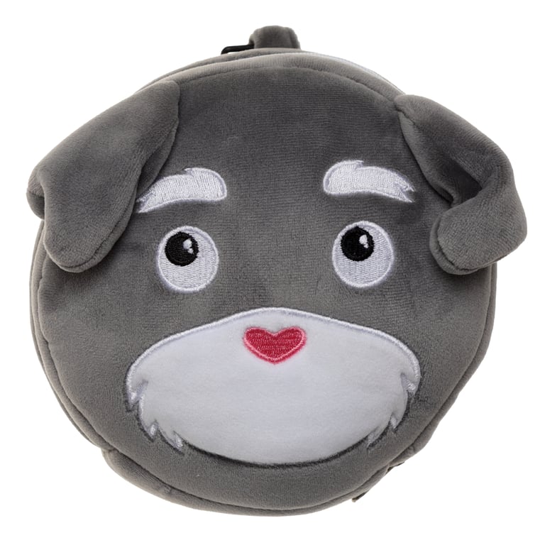 Relaxeazzz Travel Pillow & Eye Mask - Quick Release Dog Squad Novelty