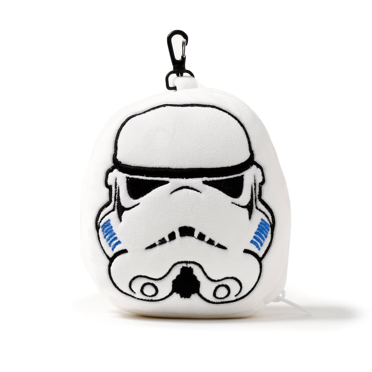 The Original Stormtrooper Relaxeazzz Plush Travel Pillow & Eye Mask Set - Licensed Comfort for On-the-Go