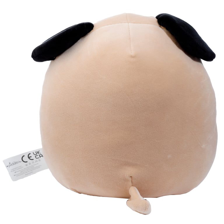 Gus the Pug Adoramals Pets Plush Toy - CE Marked Velboa Squishy Companion for Kids