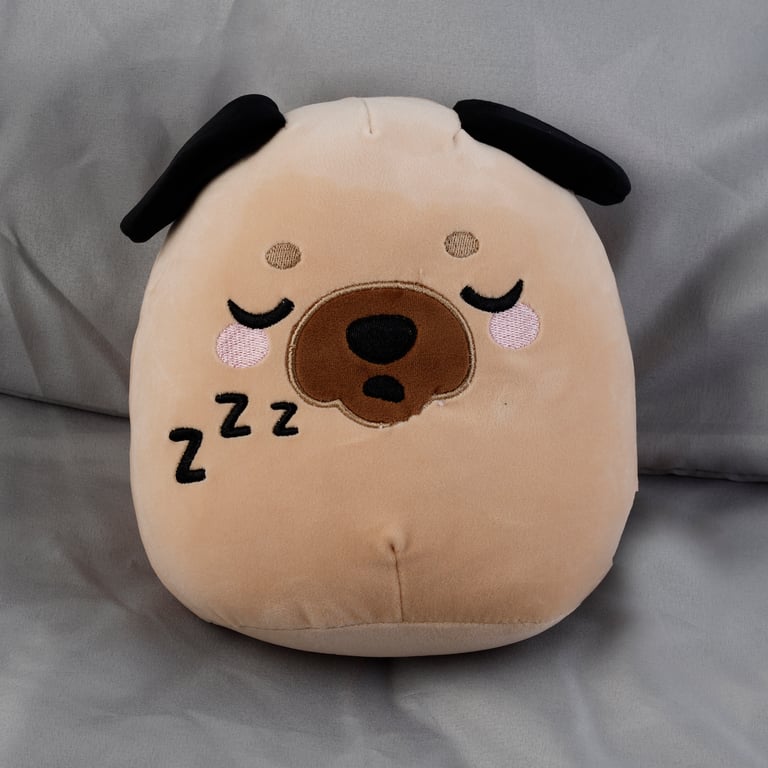 Gus the Pug Adoramals Pets Plush Toy - CE Marked Velboa Squishy Companion for Kids