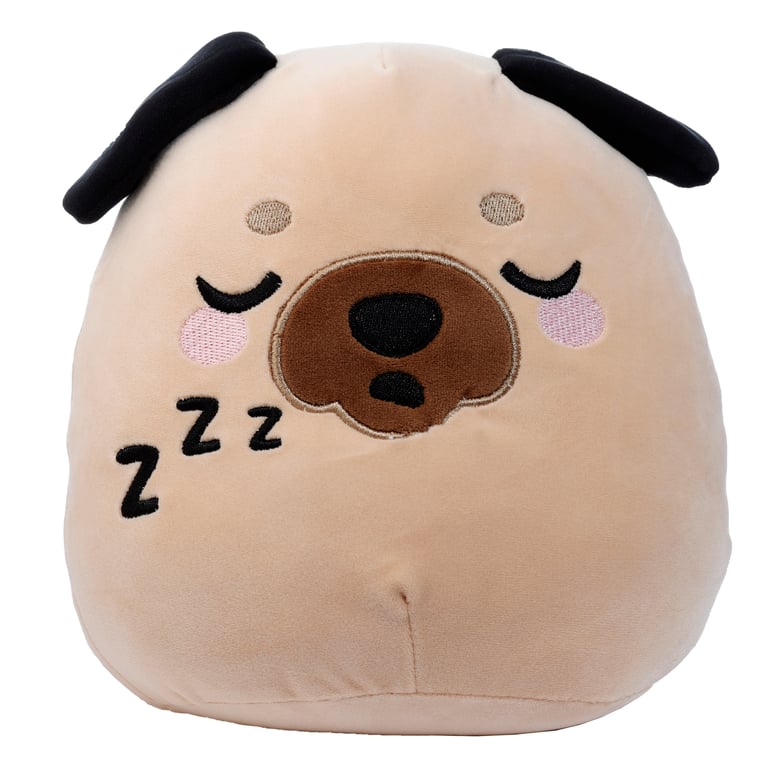 Gus the Pug Adoramals Pets Plush Toy - CE Marked Velboa Squishy Companion for Kids