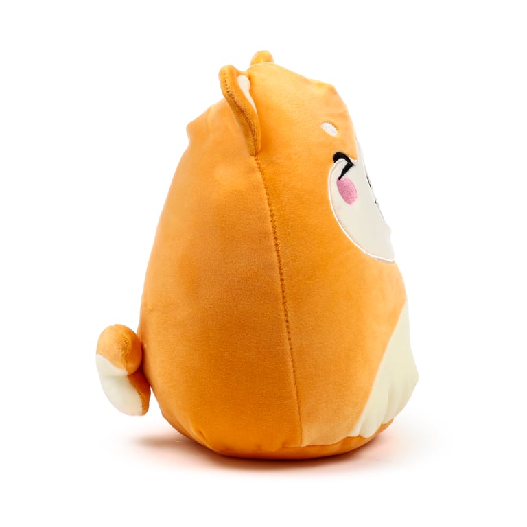 Squidglys Shuggs Velboa CE Marked En71 Compliant Shiba Inu Plush Toy for Kids and Adults