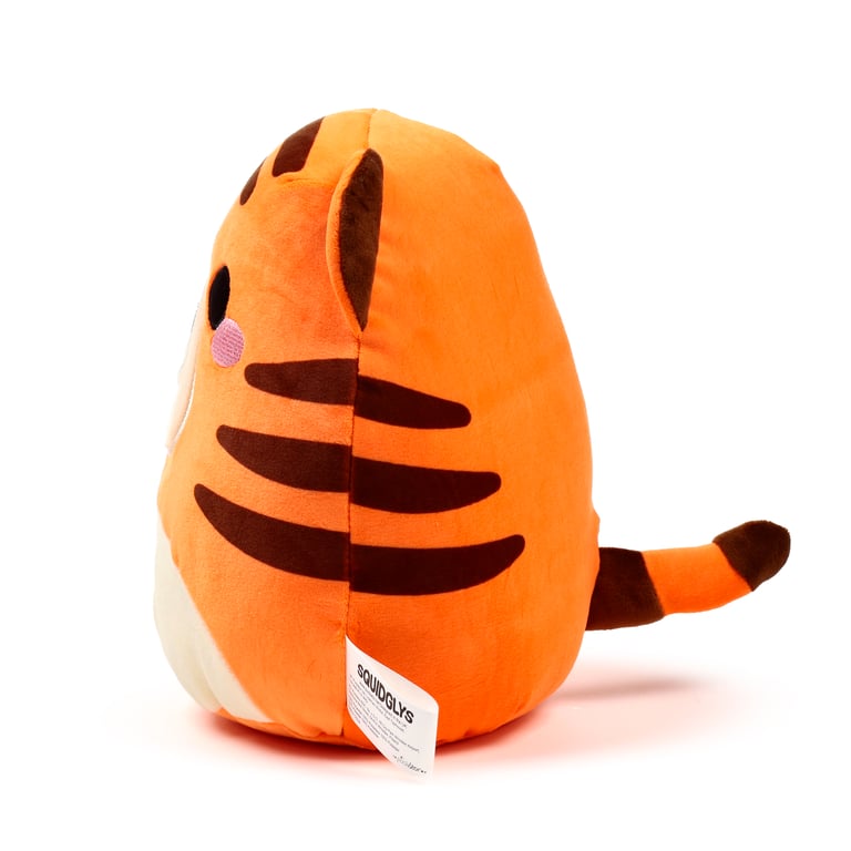 Squidglys Alfie the Tiger Velboa CE Marked Wild Plush Toy