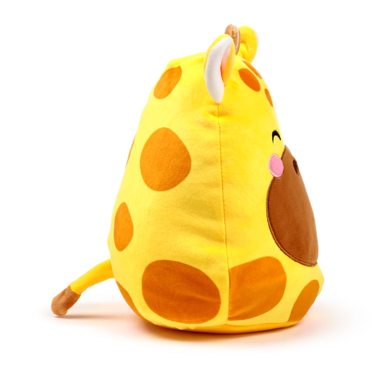 Squidglys Raffi CE Marked Soft Velboa Giraffe Plush Toy - EN71 Compliant and Flame Resistant