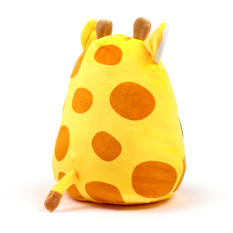 Squidglys Raffi CE Marked Soft Velboa Giraffe Plush Toy - EN71 Compliant and Flame Resistant