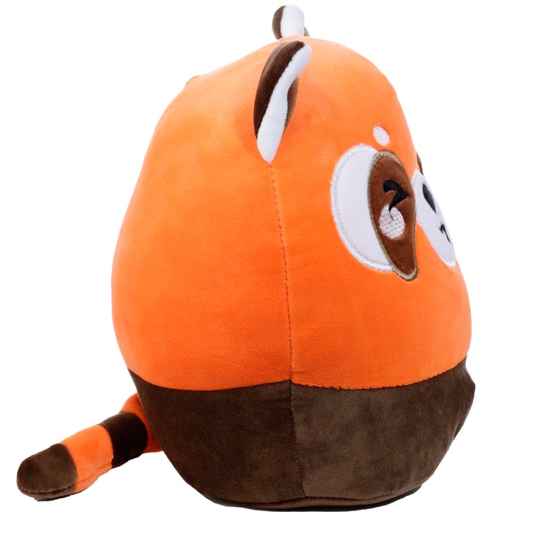Squidglys Ru Red Panda Velboa Plush Toy - CE/UKCA & EN71 Compliant for Children over 3 Years