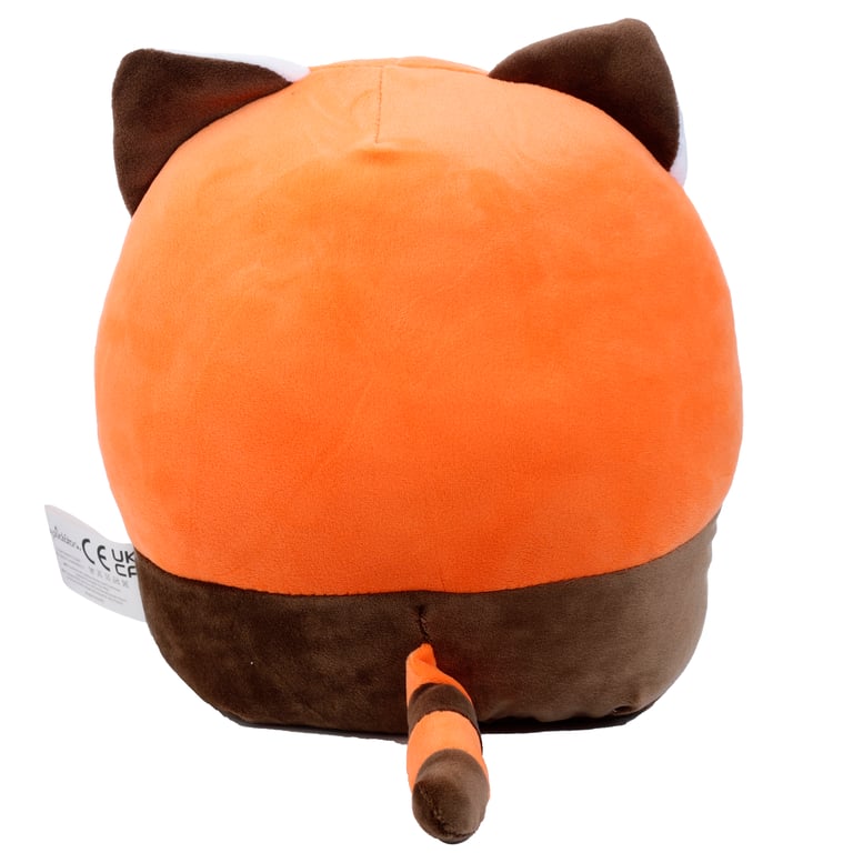 Squidglys Ru Red Panda Velboa Plush Toy - CE/UKCA & EN71 Compliant for Children over 3 Years
