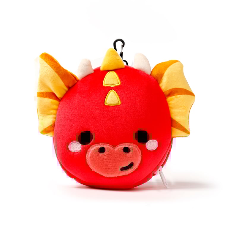 Relaxeazzz Travel Pillow & Eye Mask - Dragon Design with Quick Release Eye Mask and Gift Idea