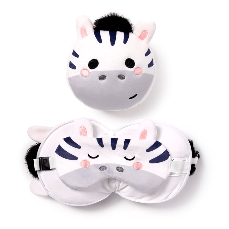 Relaxeazzz Travel Pillow & Eye Mask - Quick Release Gift of the Year Winner