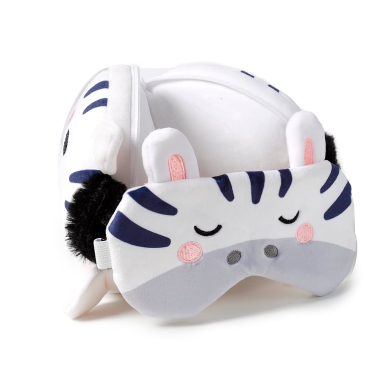 Relaxeazzz Travel Pillow & Eye Mask - Quick Release Gift of the Year Winner