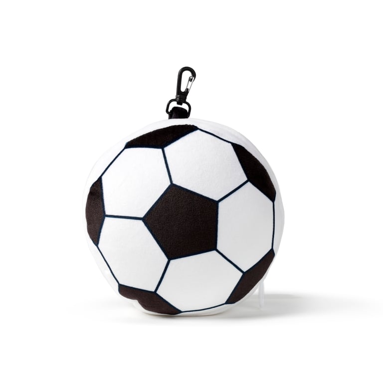 Relaxeazzz Travel Pillow & Eye Mask - Football, Quick Release Polyester Design, Perfect Gift Idea