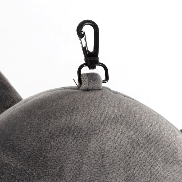 Relaxeazzz Travel Pillow & Eye Mask - French Bulldog Design, Quick Release, and Soft Polyester Spandex Construction