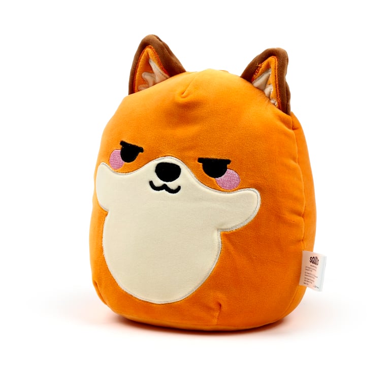 Finnick the Fox Adoramals Forest Velboa Soft Plush Toy - CE & EN71 Compliant