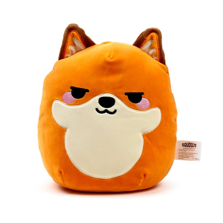 Finnick the Fox Adoramals Forest Velboa Soft Plush Toy - CE & EN71 Compliant