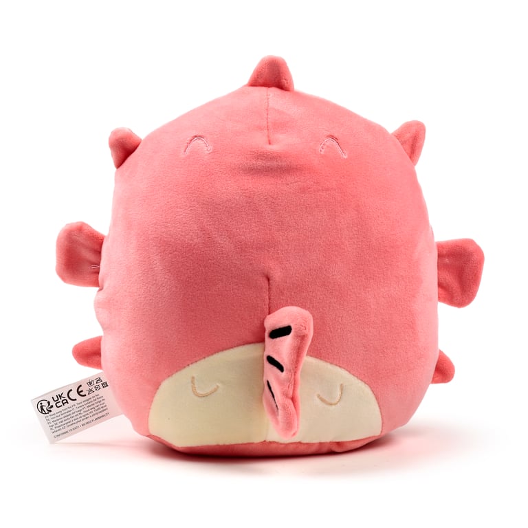 Squidglys Puff the Pufferfish Velboa Plush Toy - CE/EN71 Compliant & Flame Retardant