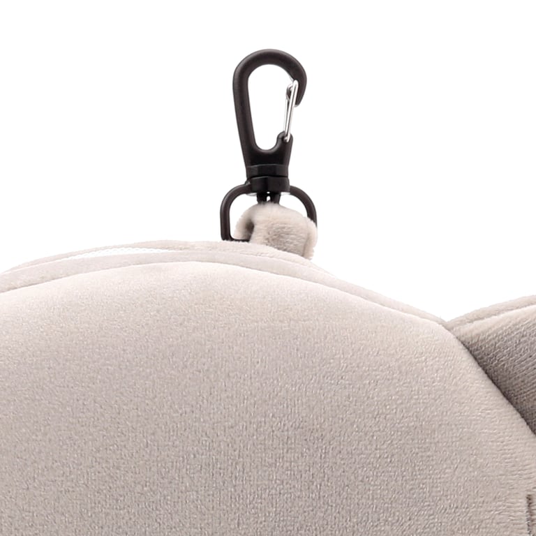 Relaxeazzz Travel Pillow & Eye Mask - Elephant - Quick Release, Gift Idea 2020