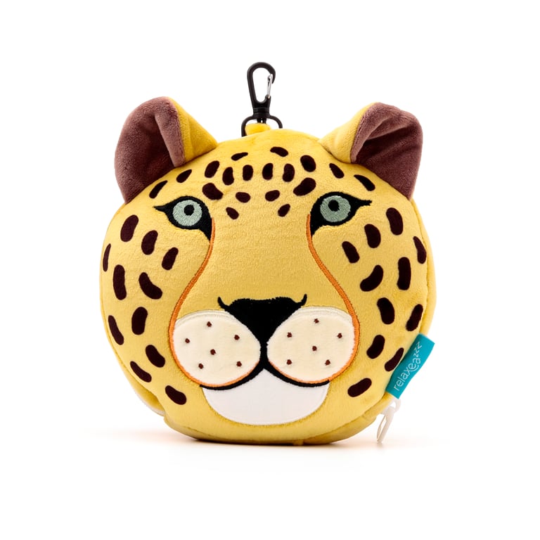 Relaxeazzz Travel Pillow & Eye Mask - Quick Release Polyester Design
