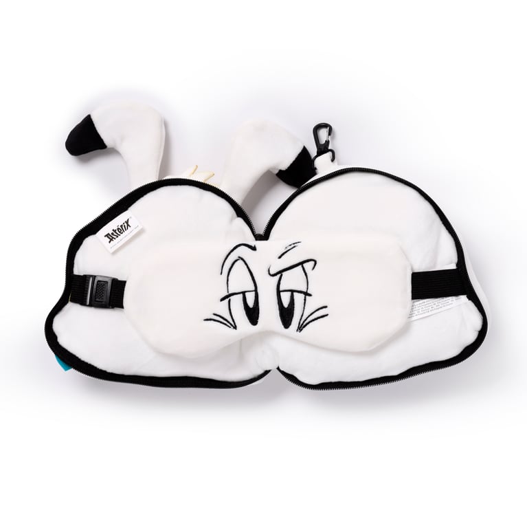 Relaxeazzz Travel Pillow & Eye Mask - Licensed Dog Mat Alternatively: 1. Relaxeazzz Asterix Idefix Travel Pillow Set 2. Relaxeazzz Dogmatix Licensed Travel Accessory Kit 3.